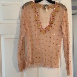 Abercrombie & Fitch sheer top size small